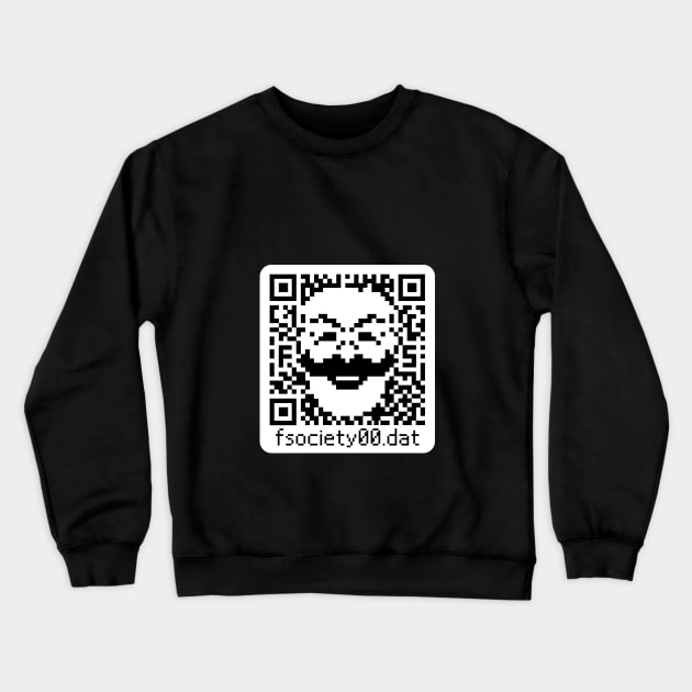 Fsociety dat barcode Crewneck Sweatshirt by Doswork